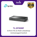 Load image into Gallery viewer, TP-LINK 8-Port FE (4 PoE+) Desktop Unmanaged Switch
