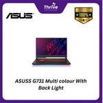 Load image into Gallery viewer, Laptop Keypad ASUSS G731 Multi colour With Back Light