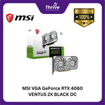 Load image into Gallery viewer, MSI VGA GeForce RTX 4060 VENTUS 2X BLACK OC
