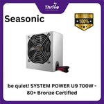 Load image into Gallery viewer, be quiet! SYSTEM POWER U9 700W - 80+ Bronze Certified - 3 Years Warranty - Number 1 PSU in Germany

