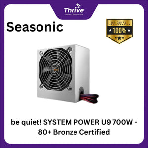 be quiet! SYSTEM POWER U9 700W - 80+ Bronze Certified - 3 Years Warranty - Number 1 PSU in Germany