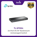 Load image into Gallery viewer, TP-LINK 24-Port FE 19&quot; Rackmount Unmanaged Switch
