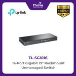 Load image into Gallery viewer, TP-LINK 16-Port Gigabit 19&quot; Rackmount Unmanaged Switch
