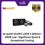Load image into Gallery viewer, be quiet! SILENT LOOP 2 280mm - ARGB Led - Significant Quiet &amp; Exceptional Cooling - 2xSilent Wings 3 140mm PWM
