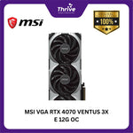 Load image into Gallery viewer, MSI VGA RTX 4070 VENTUS 3X E 12G OC