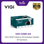 Load image into Gallery viewer, TP-LINK VIGI 3MP 2.8mm IR Outdoor Bullet IP Camera

