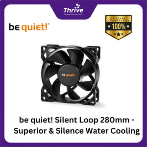 be quiet! Silent Loop 280mm - Superior & Silence Water Cooling - 2xPure Wings 2 140mm PWM