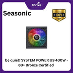 Load image into Gallery viewer, be quiet! SYSTEM POWER U9 400W - 80+ Bronze Certified - 3 Years Warranty - Number 1 PSU in Germany
