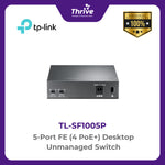 Load image into Gallery viewer, TP-LINK 5-Port FE (4 PoE+) Desktop Unmanaged Switch
