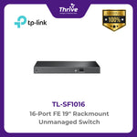 Load image into Gallery viewer, TP-LINK 16-Port FE 19&quot; Rackmount Unmanaged Switch
