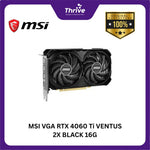 Load image into Gallery viewer, MSI VGA RTX 4060 Ti VENTUS 2X BLACK 16G