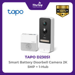 Load image into Gallery viewer, TP-LINK Smart Battery Doorbell Camera 2K 5MP + 1-Hub
