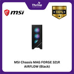 Load image into Gallery viewer, MSI Chassis MAG FORGE 321R AIRFLOW (Black)