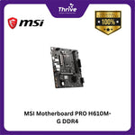 Load image into Gallery viewer, MSI Motherboard PRO H610M-G DDR4