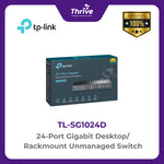 Load image into Gallery viewer, TP-LINK 24-Port Gigabit Desktop/Rackmount Unmanaged Switch
