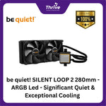 Load image into Gallery viewer, be quiet! SILENT LOOP 2 280mm - ARGB Led - Significant Quiet &amp; Exceptional Cooling - 2xSilent Wings 3 140mm PWM
