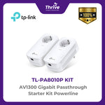 Load image into Gallery viewer, TP-LINK AV1300 Gigabit Passthrough Starter Kit Powerline
