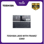 Load image into Gallery viewer, Laptop Keypad TOSHIBA L800 WITH FRAME/ C840