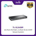 Load image into Gallery viewer, TP-LINK 24-Port FE PoE+, 4-Port 1G &amp; 2 SFP Smart Switch
