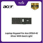 Load image into Gallery viewer, Keyboard Laptop Laptop Keypad For Ace Sf314-41 Silver With back Light