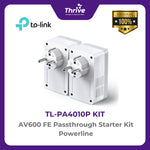 Load image into Gallery viewer, TP-LINK AV600 FE Passthrough Starter Kit Powerline
