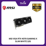Load image into Gallery viewer, MSI VGA RTX 4070 GAMING X SLIM WHITE 12G