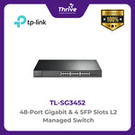 Load image into Gallery viewer, TP-LINK 48-Port Gigabit &amp; 4 SFP Slots L2 Managed Switch
