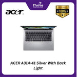 Load image into Gallery viewer, Keyboard Laptop ACER A314-41 Silver With Back Light