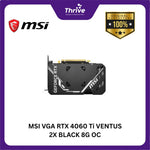 Load image into Gallery viewer, MSI VGA RTX 4060 Ti VENTUS 2X BLACK 8G OC