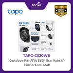 Load image into Gallery viewer, TP-LINK Outdoor Pan/Tilt 360° Starlight IP Camera 2K 4MP
