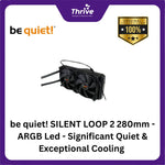 Load image into Gallery viewer, be quiet! SILENT LOOP 2 280mm - ARGB Led - Significant Quiet &amp; Exceptional Cooling - 2xSilent Wings 3 140mm PWM
